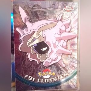 Pokemon 2000 Topps Chrome #91 CLOYSTER